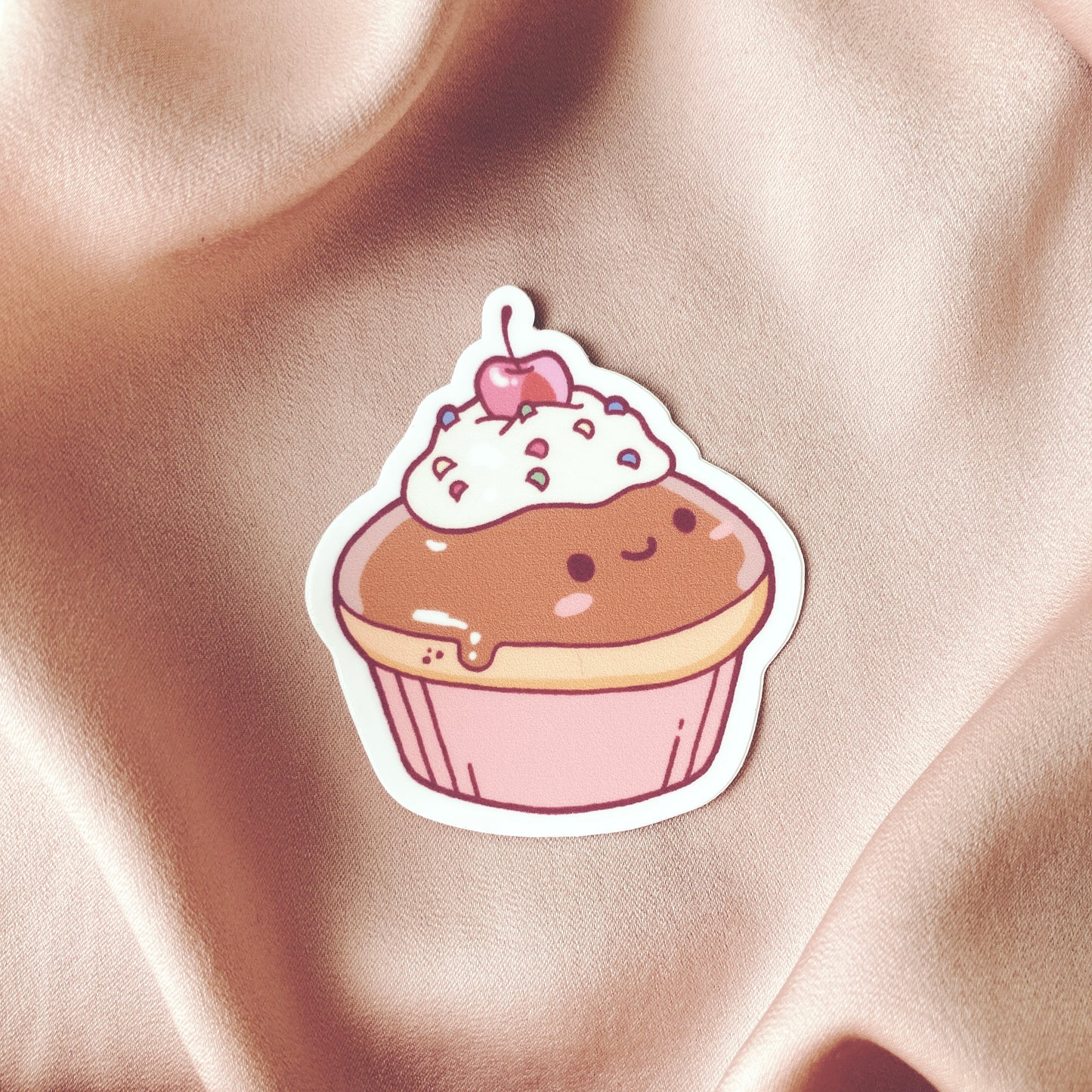 'lovely muffin' sticker